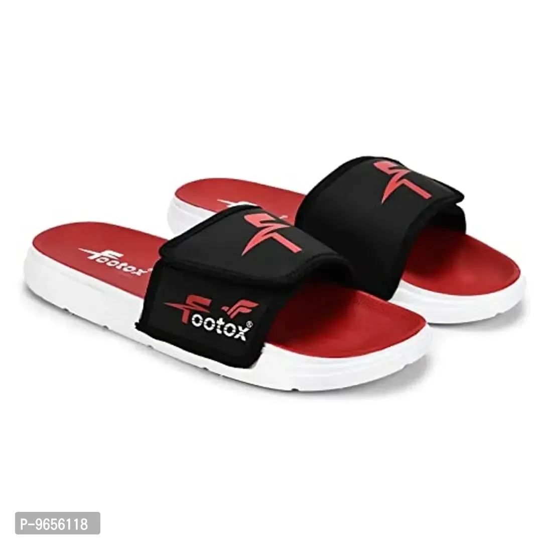 FOOTOX BE YOUR LABEL Men's Flipflop & Slipper Chepi-Red- - 2UK, Red