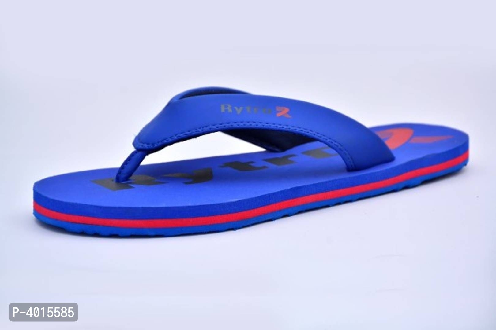 Comfortable Blue Fabric Slippers For Men - 6UK