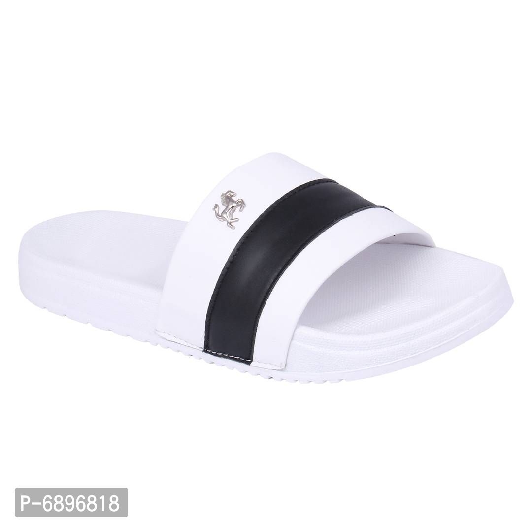 Men Flip Flops - White, 11UK