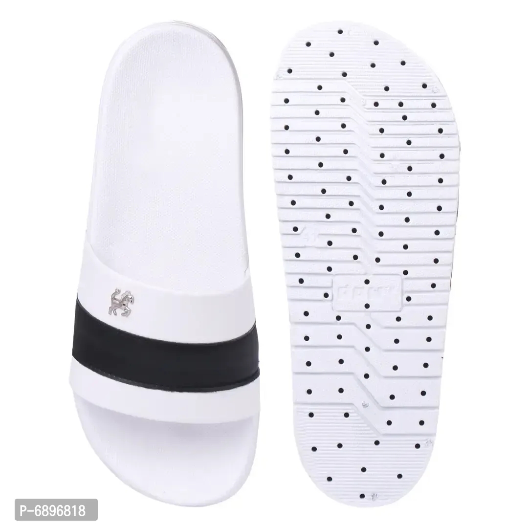 Men Flip Flops - White, 11UK