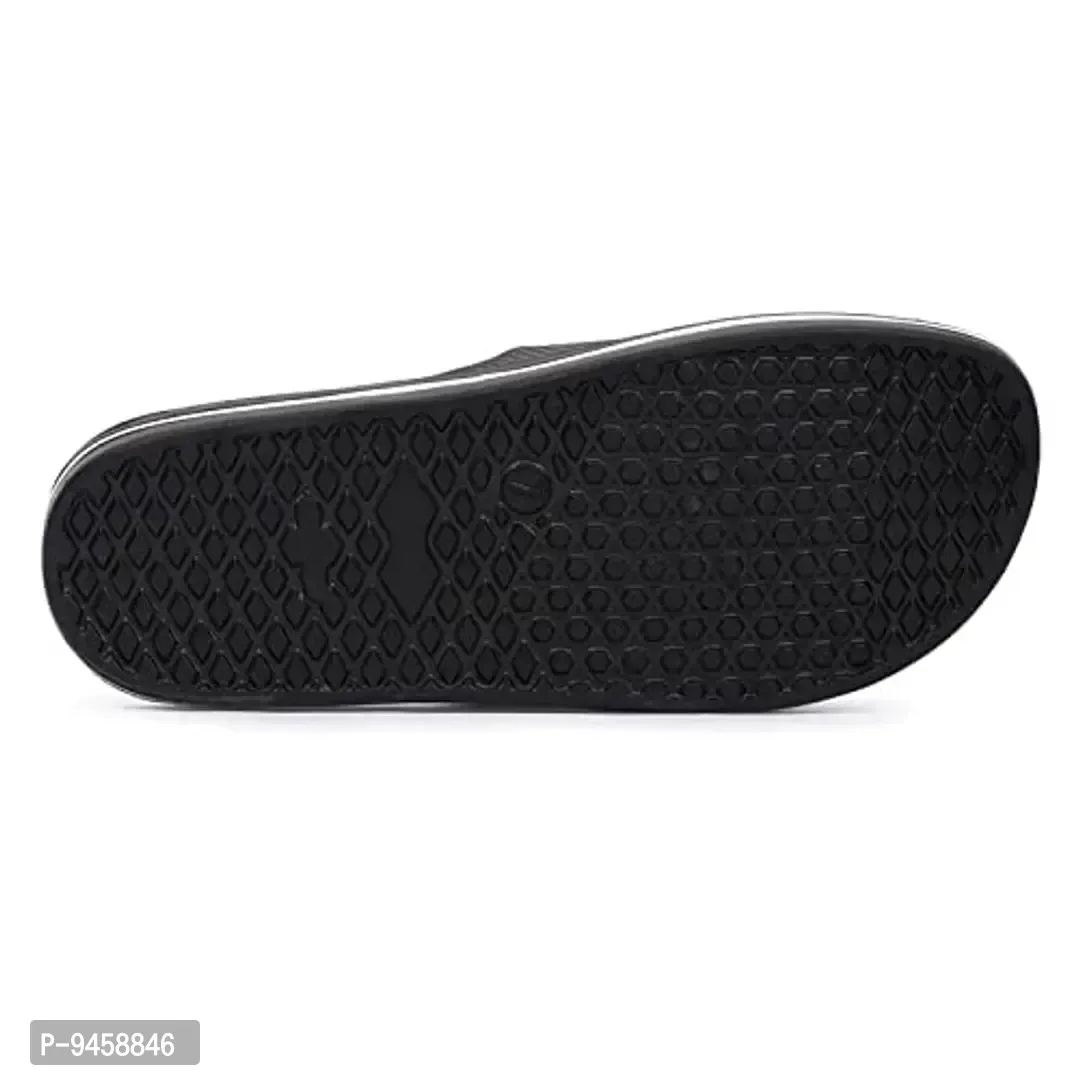 Fashion Slipper for Men & Boys - Black, 6UK