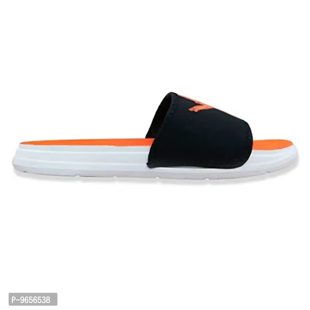 FOOTOX BE YOUR LABEL Men's Flipflop Slipper FMF-05 - Orange, 4UK