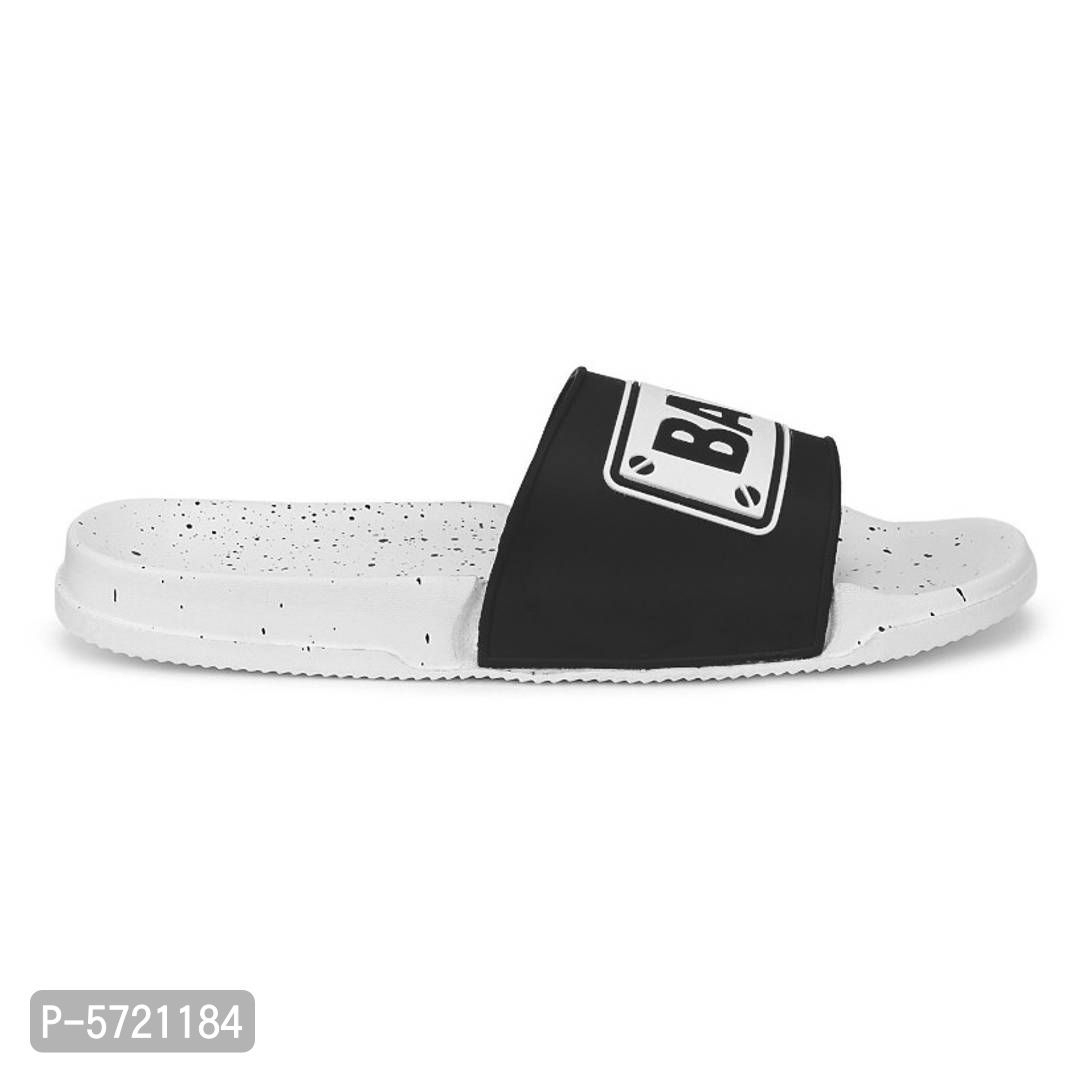 Stylish EVA Bad Boy Slipper (Pack of 1 Pair) - White, 7UK