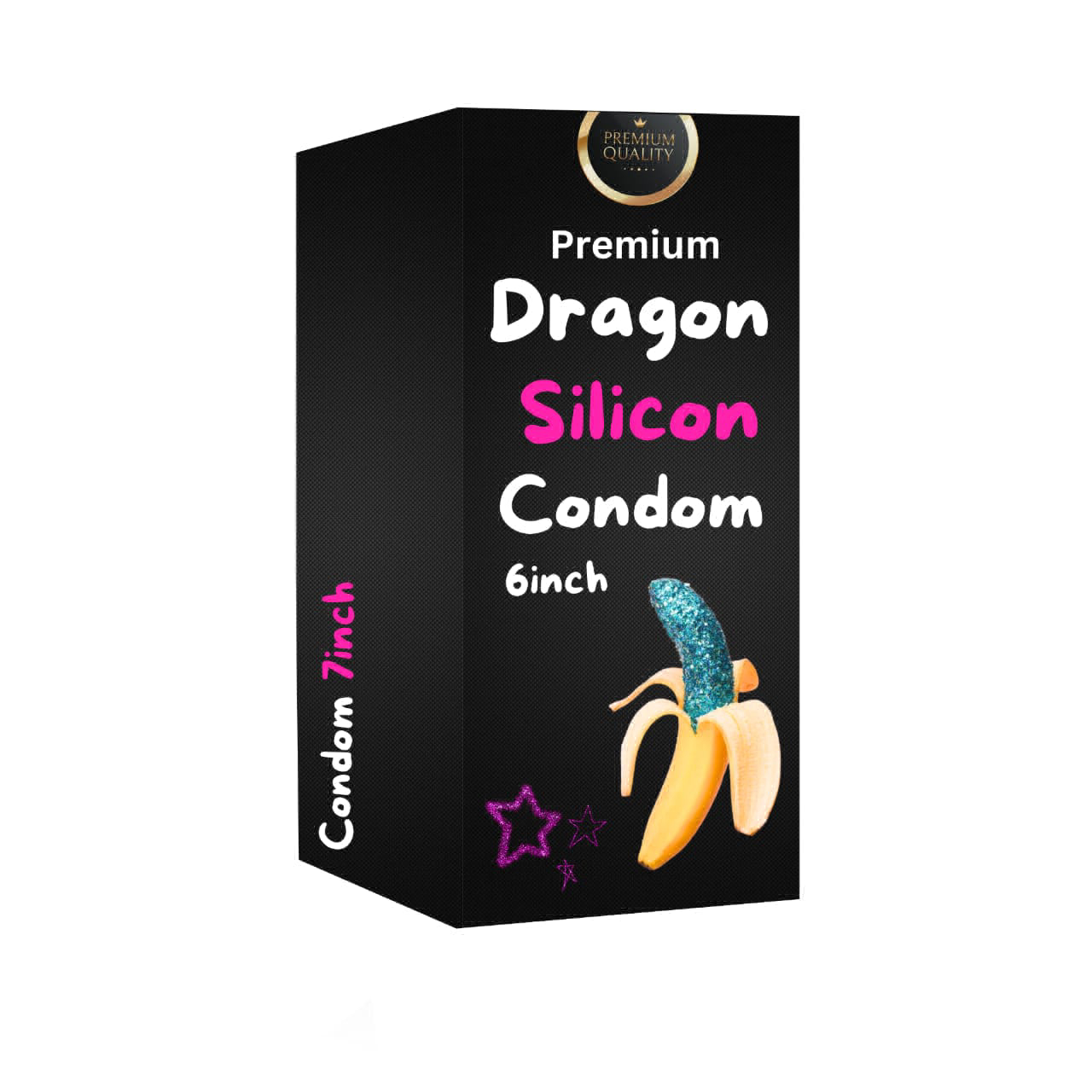 6 inch Silicon Dragon Condom- Cream Colour  - 1, This product is non Returnable