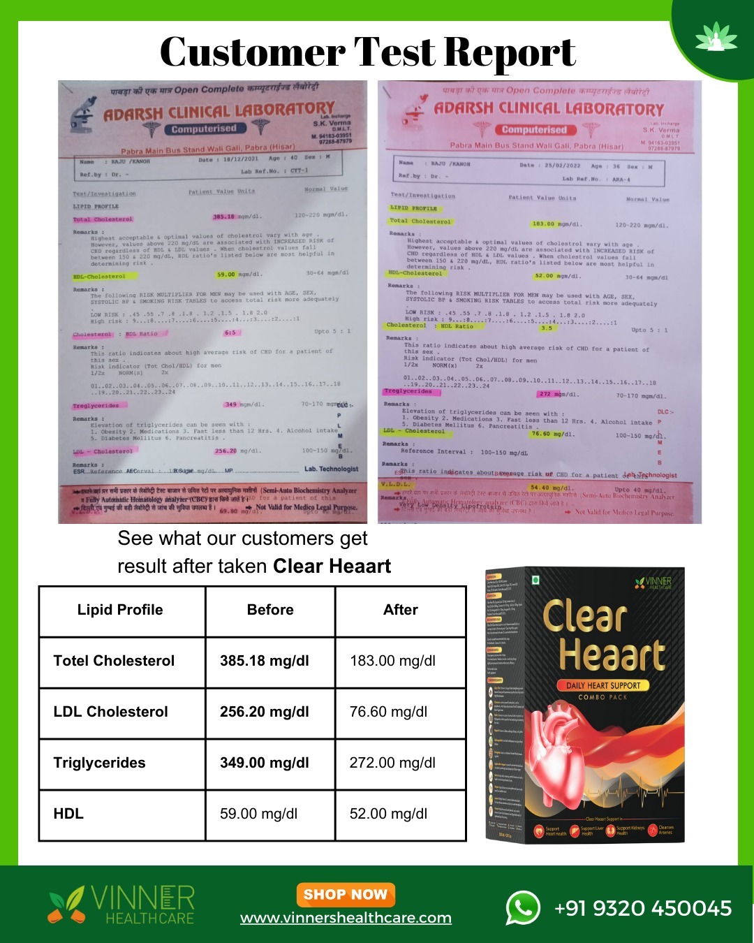 Doctor’s Recommended Clear Heaart Combo Pack Supplement For Heart Blockages, Cholesterol, & Triglycerides - 3 Months Supply | 4 Combo Pack