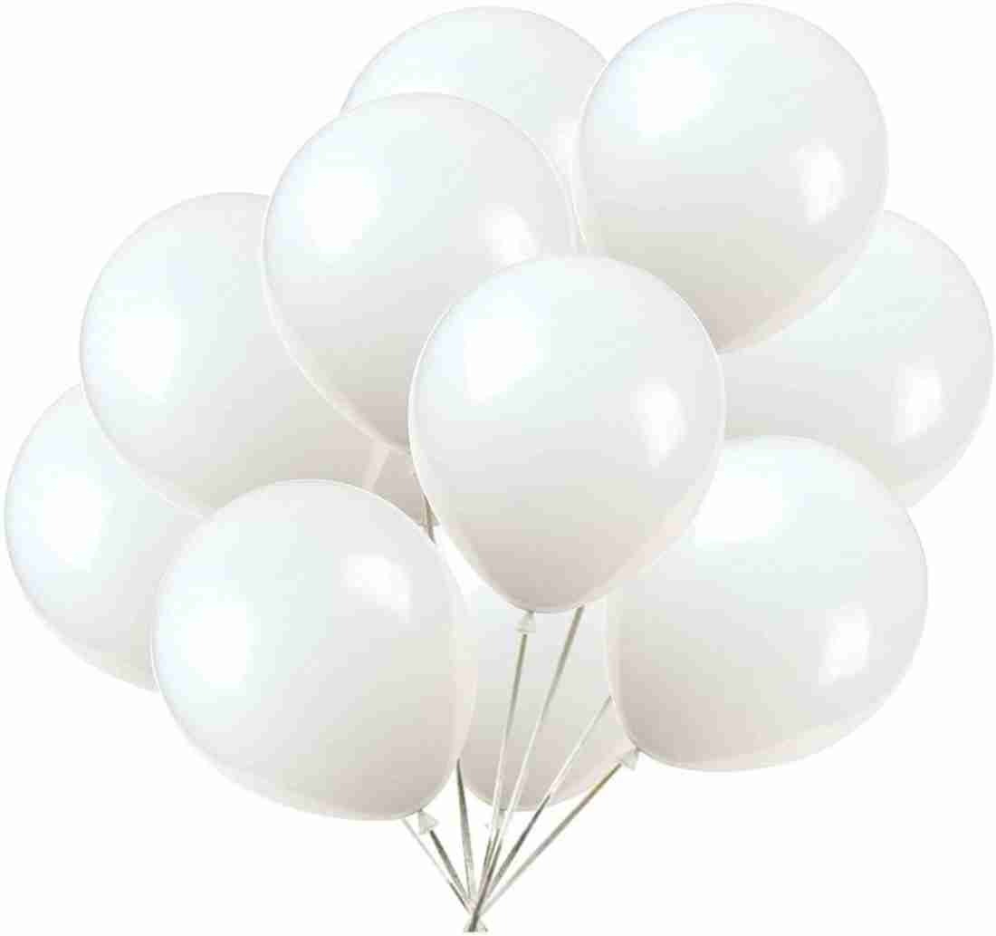White Metallic Balloon (50pcs)