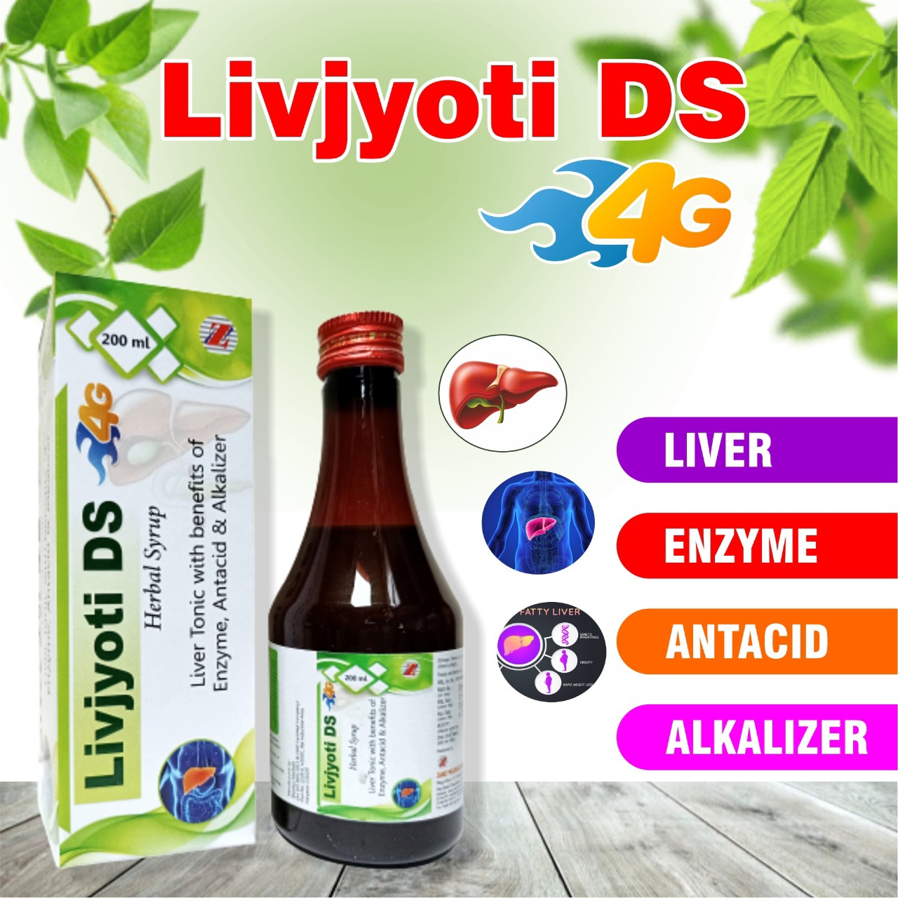 LIVJYOTI DS 4G Syrup 200ML