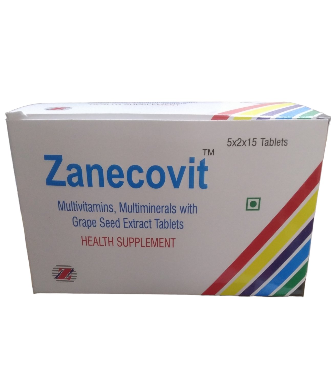 ZANE PHARMACEUTICALS ZANECOVIT TAB 2*15 TAB