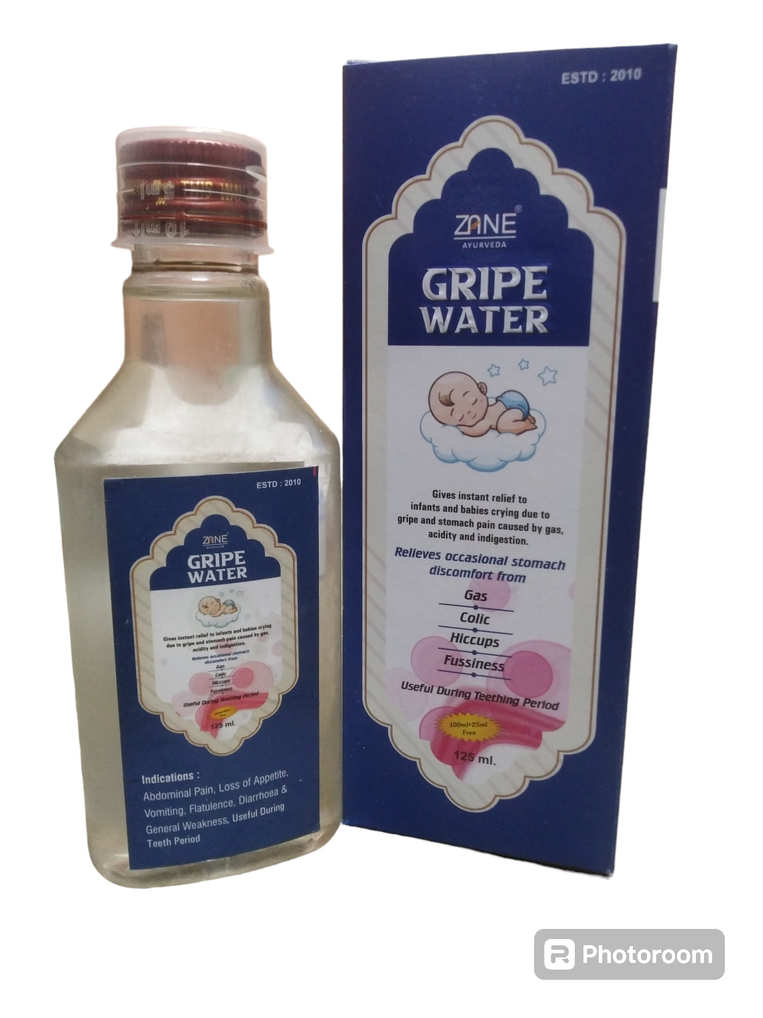 Zane Ayurveda GRIPE WATER 125 Ml.