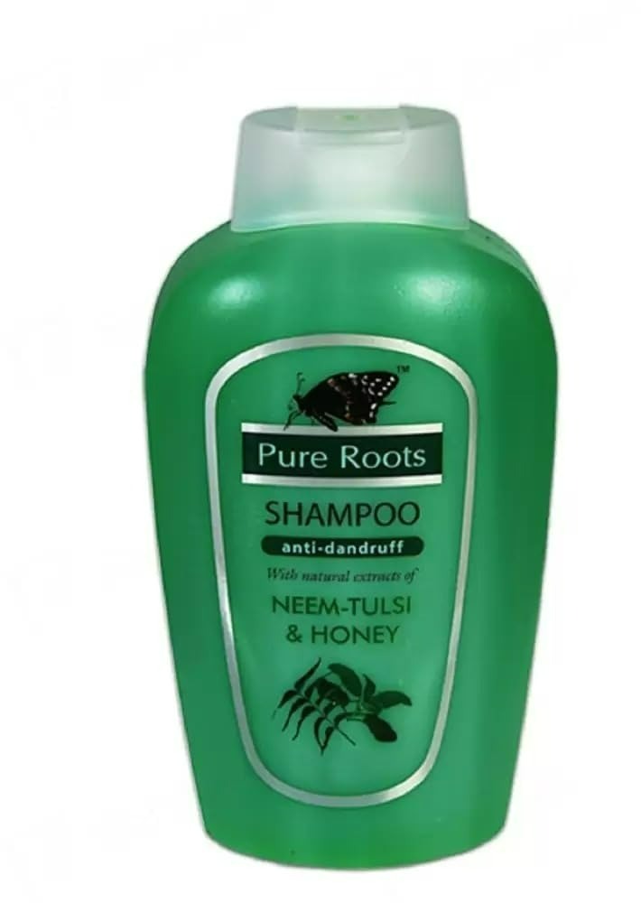 Pure Roots Herbals Pure Roots Neem Tulsi & Honey Anti-Dandruff Shampoo - 1000 ml with Free Face Wash