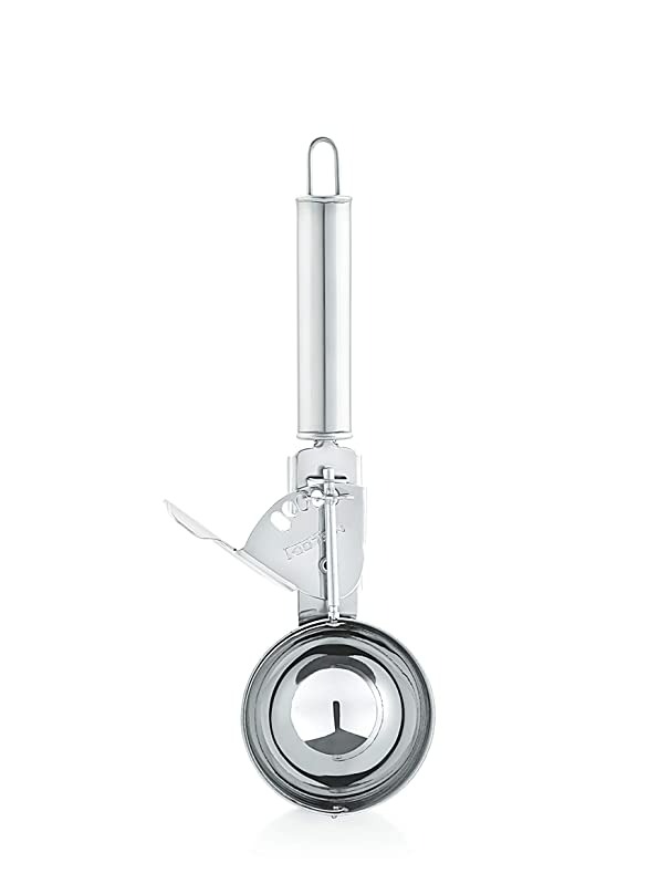 PRIAVERA Stainless Steel Trigger Ice Cream Scoop