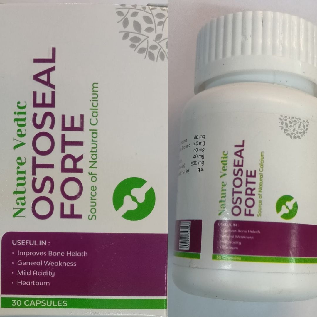 Nature Vedic Ostoseal Forte Source of Natural Calcium 30 Capsule