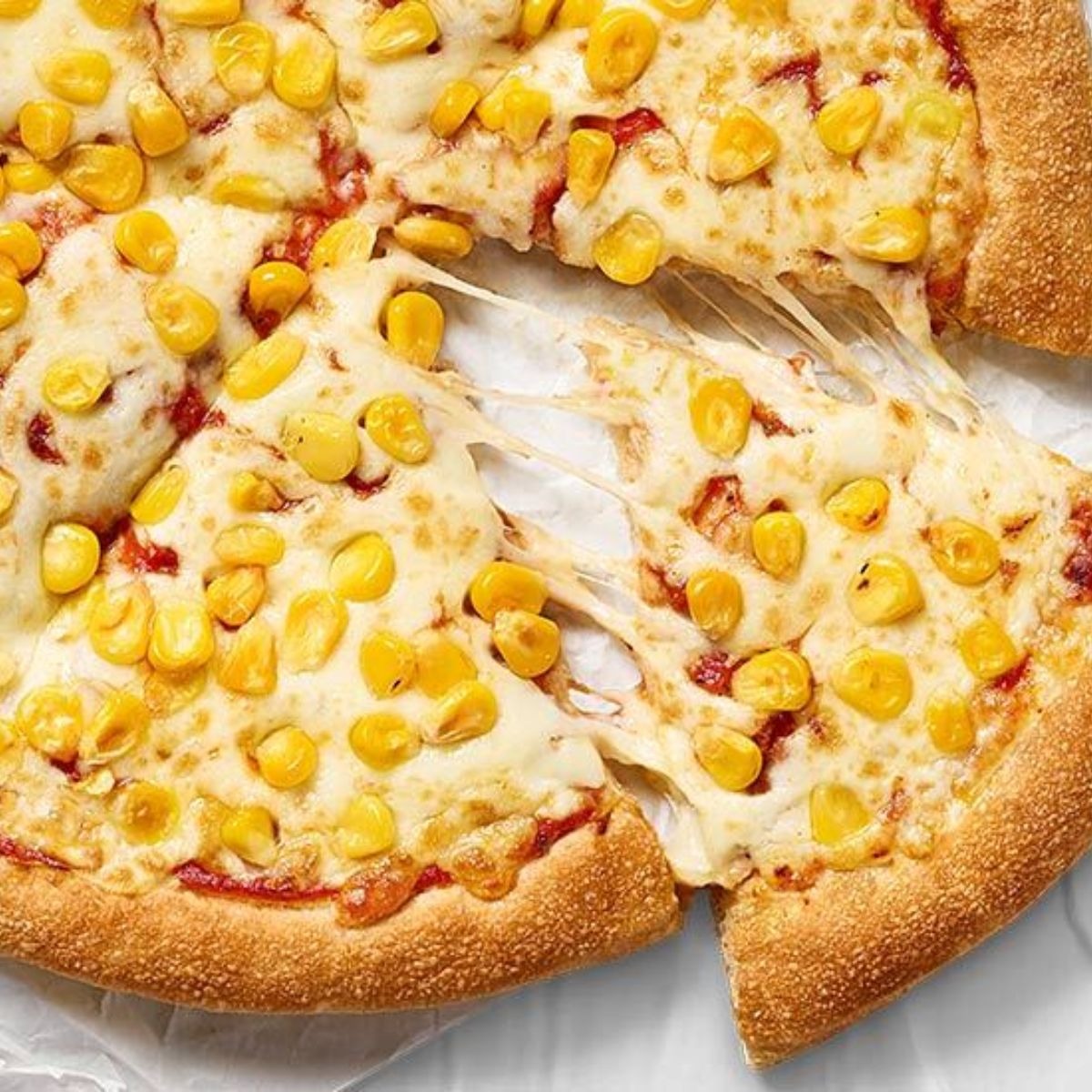 Corn & Cheese Pizza 