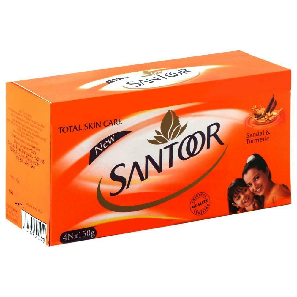 150g Santoor Sandal Almond Milk Soap, Packaging Size: 150g*3 pack at Rs  150/pack in Kurnool