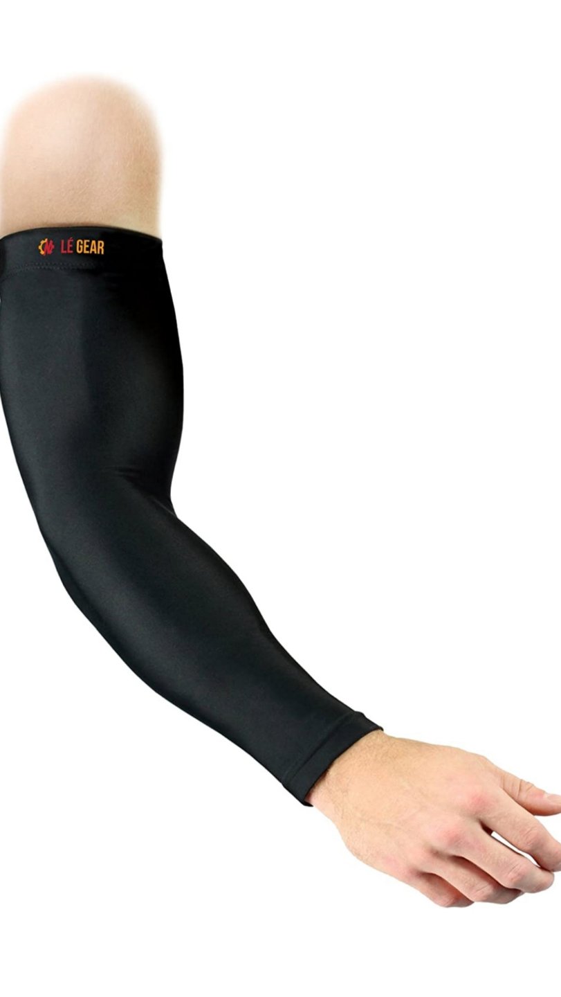 LeGear LéGear High Performance Arm Sleeves for Athletic Arm Sleeves Perfect for Cricket, Bike Riding & Outdoor Activities (Multi-colored)