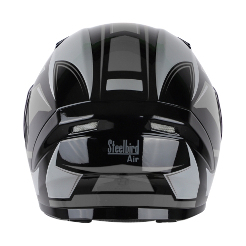 Steelbird SBA-21 AIR Carbon Glossy Black with Grey (with Inner Sun Shield) - M