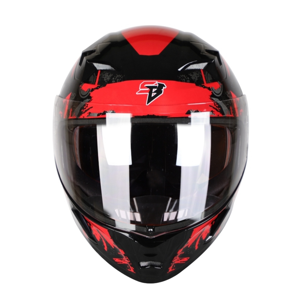 Steelbird SBA-21 Combat Glossy Black with Red - M