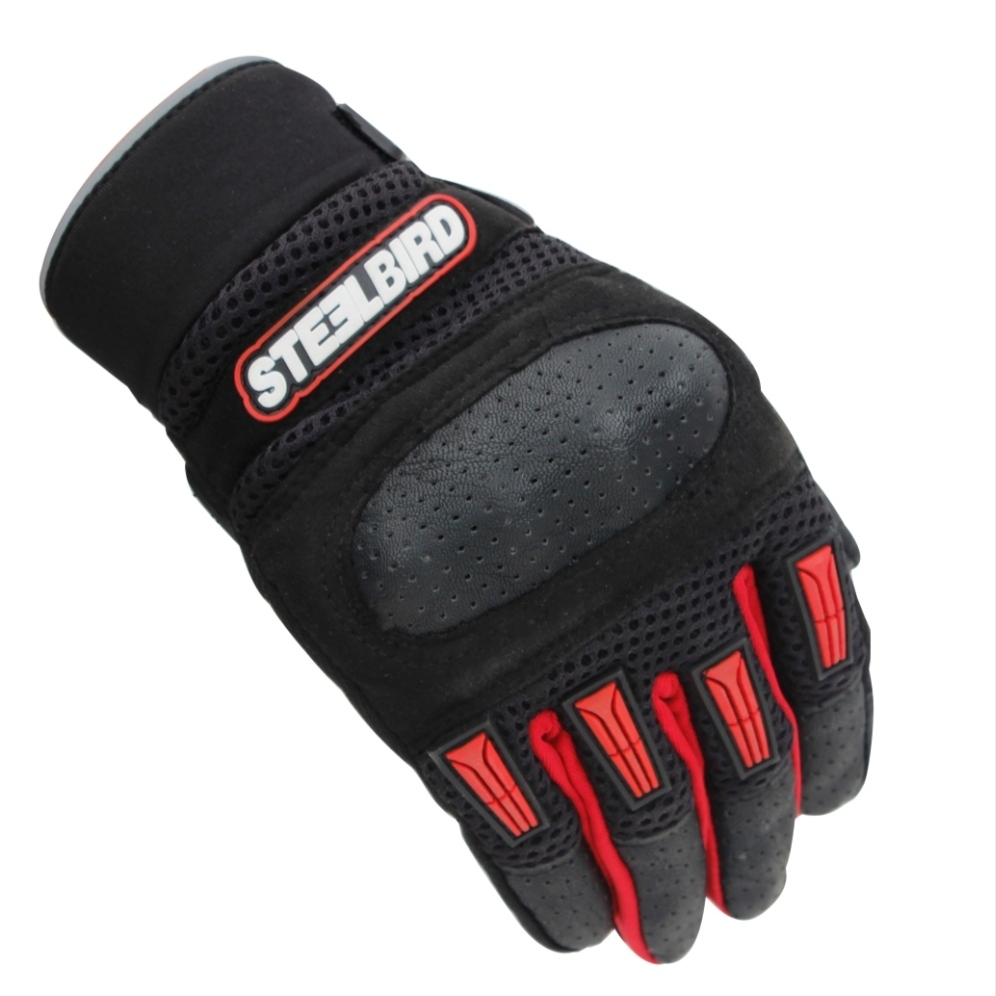 Steelbird Riding Gloves Adventure A-1 Red - XL