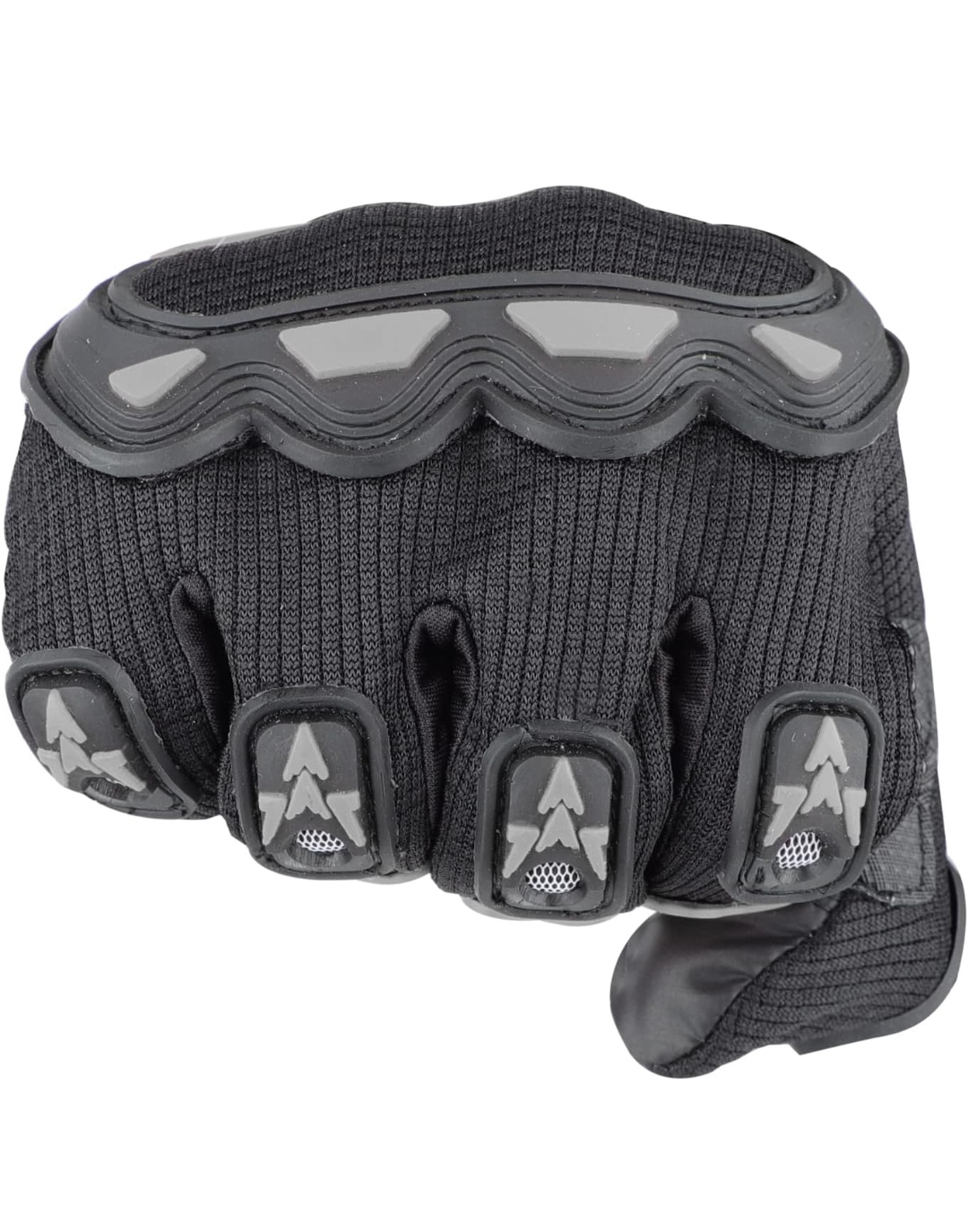 Steelbird Full Length Riding Gloves (Black/Grey)  - XL