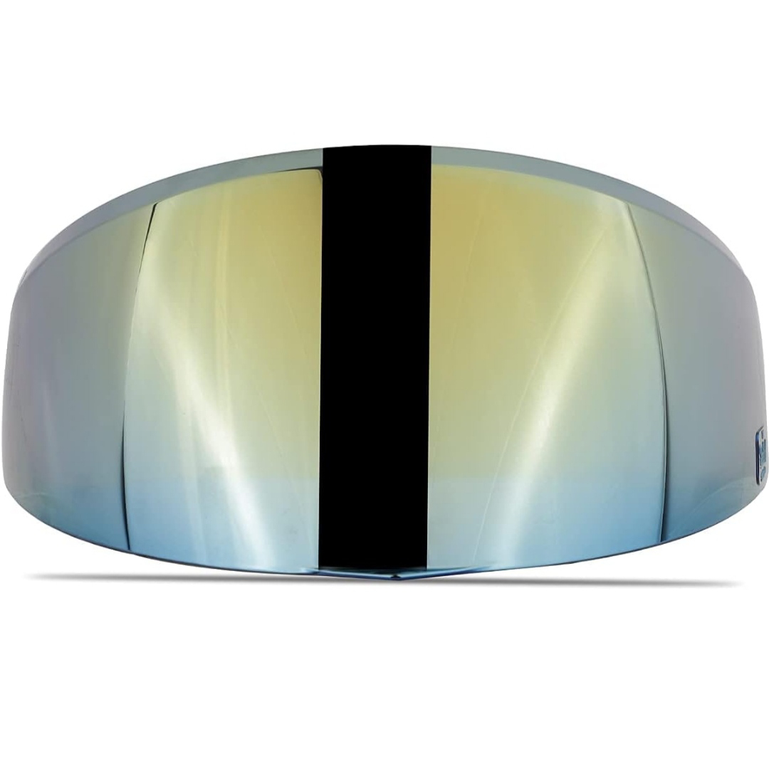 Steelbird SBA-21 Helmet Visor Compatible for All SBA-21 Model Helmets (Chrome Gold Visor)