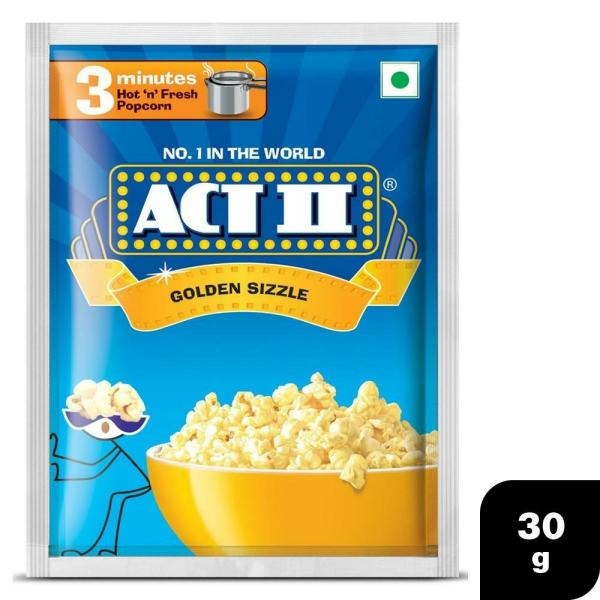 Act II Golden Sizzle Popcorn : 30 gms