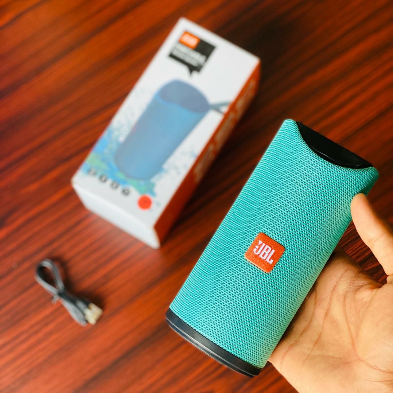 Portable Bluetooth Speaker Dynamic Thunder Sound With High Bass Bluetooth Speaker Stereo Channel With Jbl Brand Logo - Grey