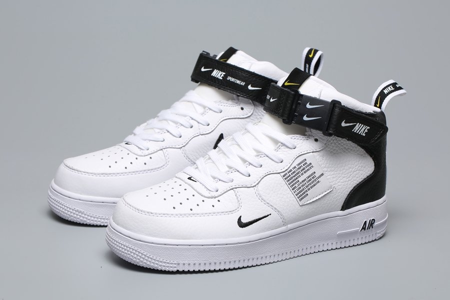 Nike Air Force 1 Mid Utility White Black 804609103 