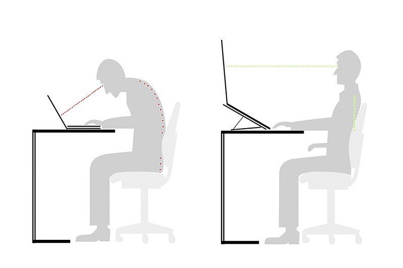 Flexible Laptop Stand Creative Folding Storage Bracket