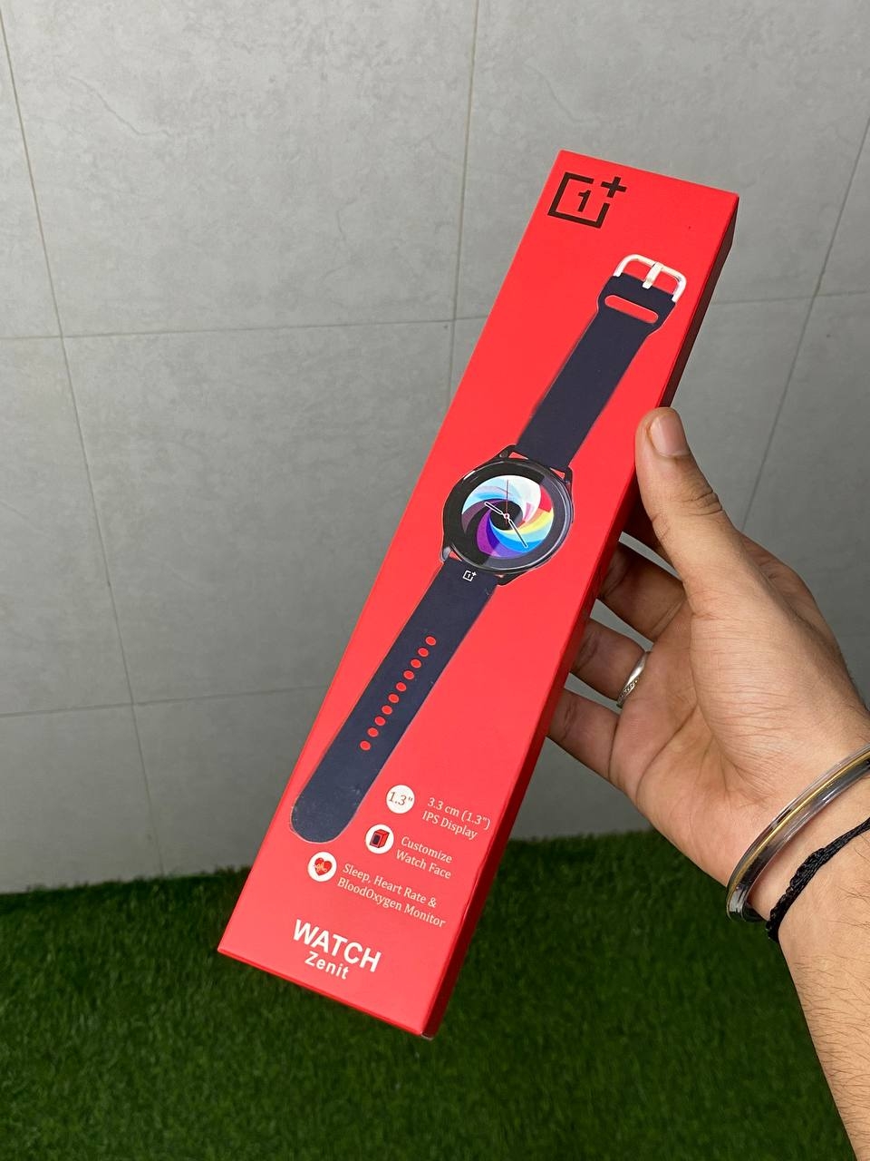 Replica OnePlus Round Dia Smartwatch - Logo Comes When On/Off - Bluetooth Calling Support - With 25+ Watch Faces Inbuilt