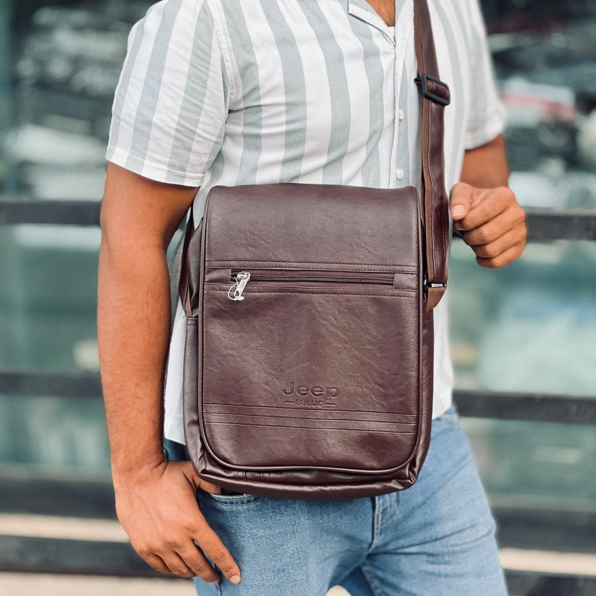 Bag Jeep Shoulder bags Leather - Sanguni General Trading Company