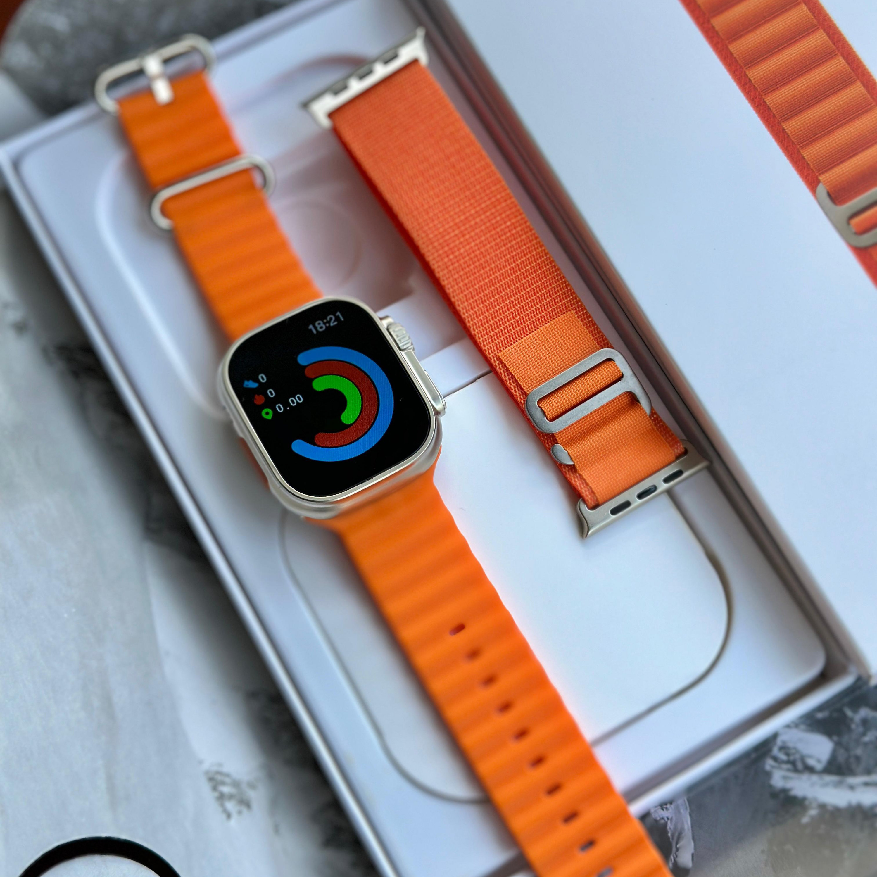 Series 8 Ultra Logo Watch With Premium Ocean Belt Premium Original Packaging 