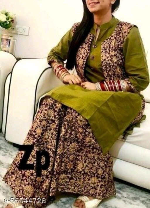 KALAMKARI KOTI KURTI PALAZZO SET