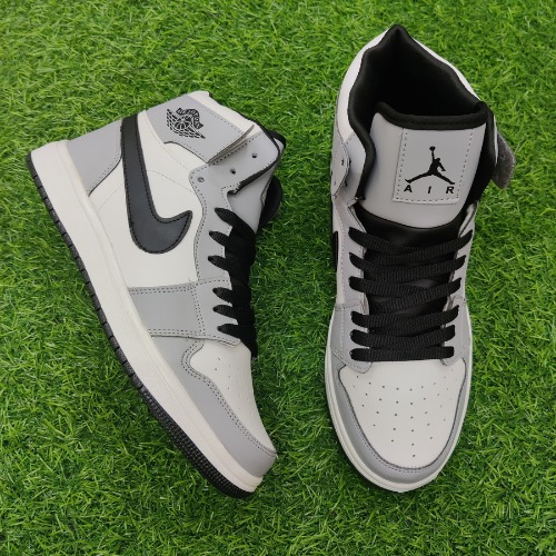 Jordan high grey black tick - UK 6