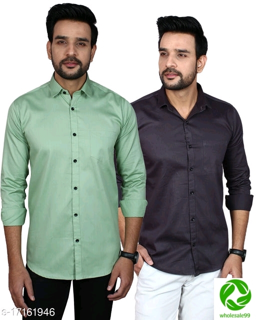 JAINISH Mens Solid Formal Shirts(Mehndi, XXL) Green : Amazon.in: Clothing &  Accessories