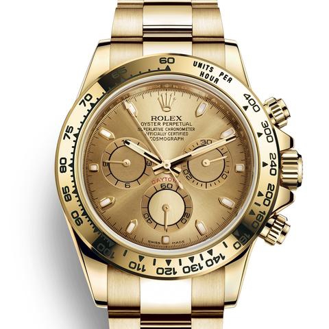 Rolex Daytona Oyster, 40 Mm, Full Gold (Refurbished) - Gold