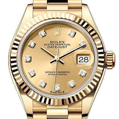 Luxury Watch Datejust Full Gold Men (Refurbished
