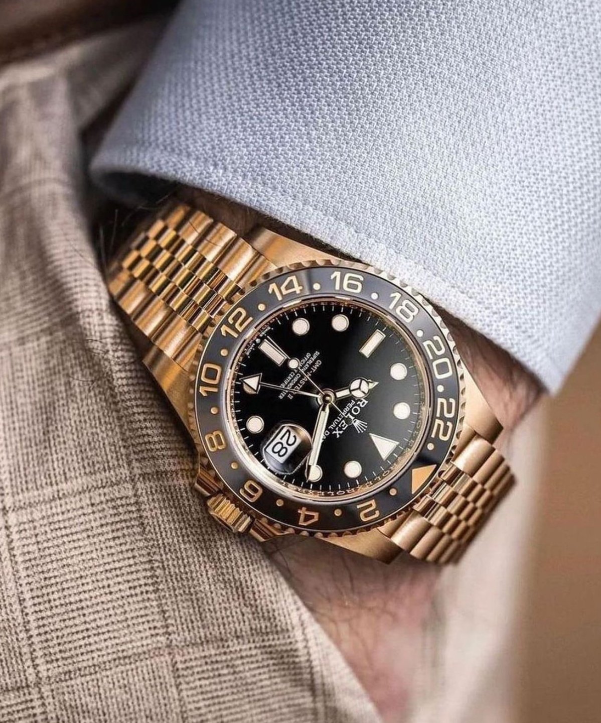 Rolex GMT Master 2 Back again with a latest Upgrade, 2023 ever rose edition - Gold