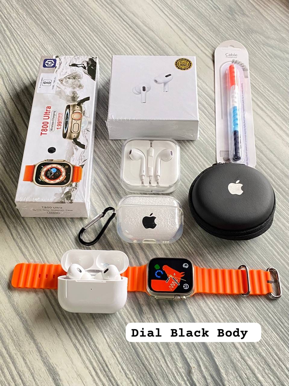 APPLE WATCH ULTRA AND AIRPODS PRO 2 TWS COMBO*  - Yellow Orange