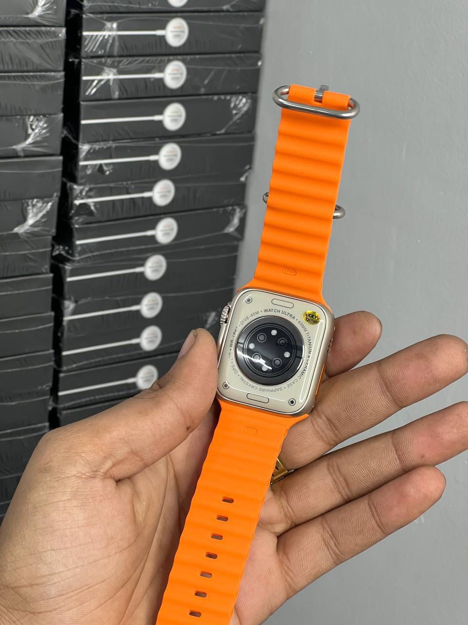  Z55 ultra smart watch🌟 - Yellow Orange