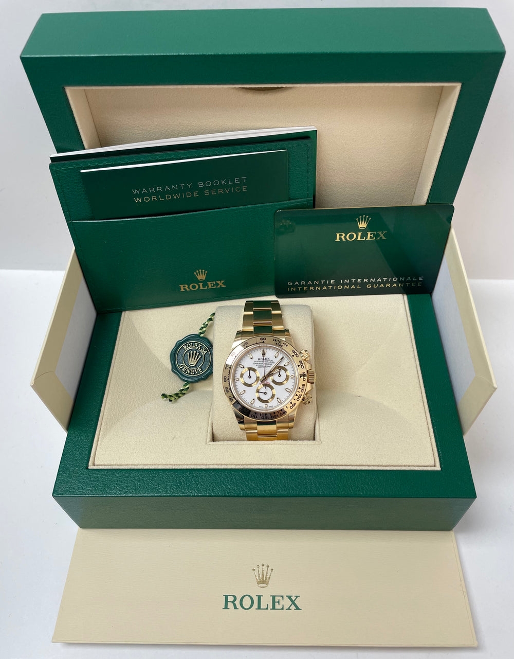 Rolex Yellow Gold Cosmograph Daytona 40 Watch - White Index Refused 