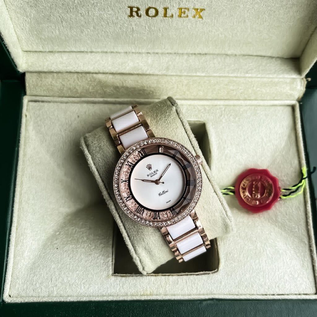 Rolex Zoom White For Girls