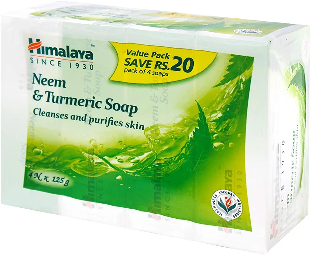 HIMALAYA NEEM & TURMERIC SOAP 4N*125GM
