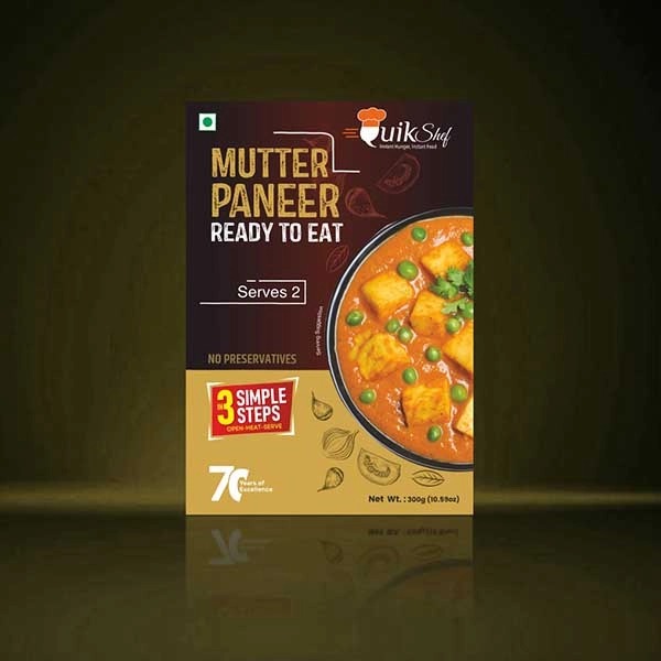 QUIK SHEF MUTTER PANEER 300GM