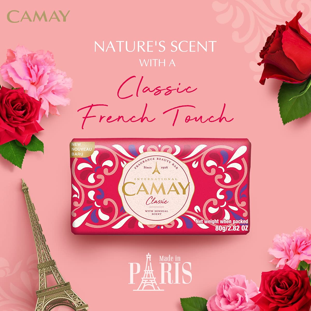 CAMAY CLASSIC WITH SENSUAL SCENT 125GM 3N