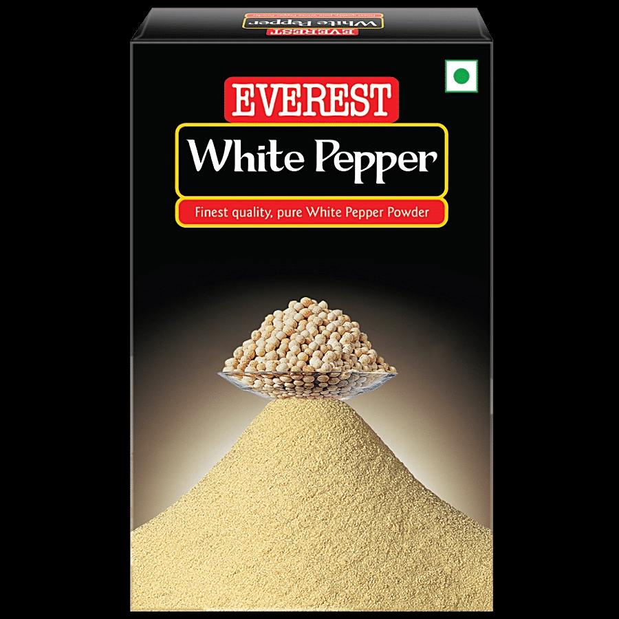 EVEREST WHITE PEPPER FINEST QUILITY, PURE WHITE PEPPER POWDER 100GM
