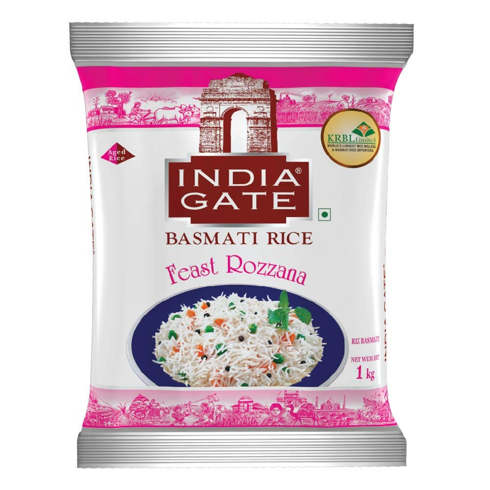 INDIA GATE ROZZANA BASMATI RICE 1KG