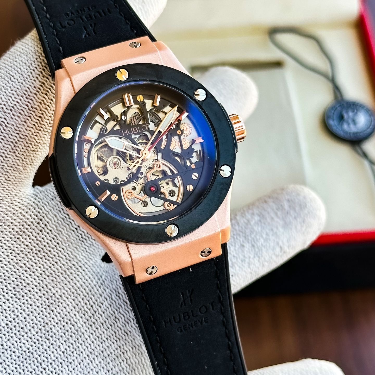  Automatic Rose Gold Black Colour 