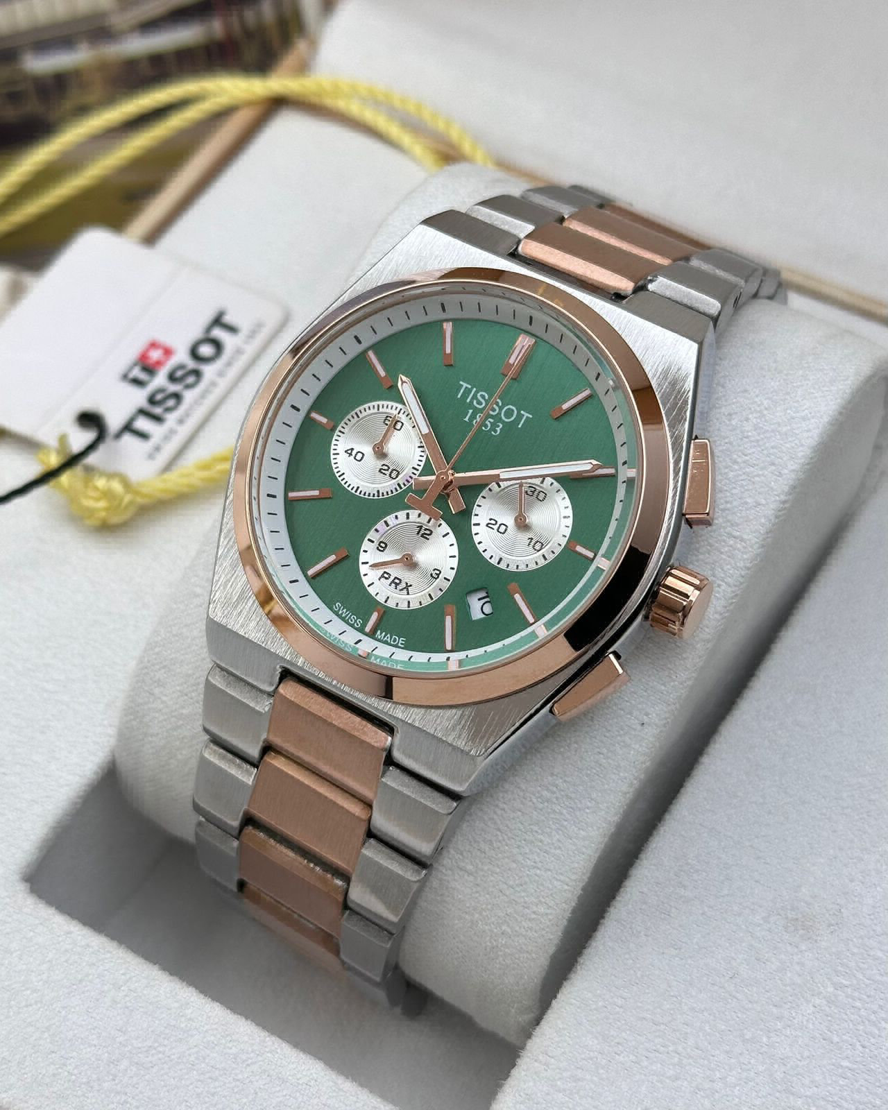 Tissot PRX  - Silver Green