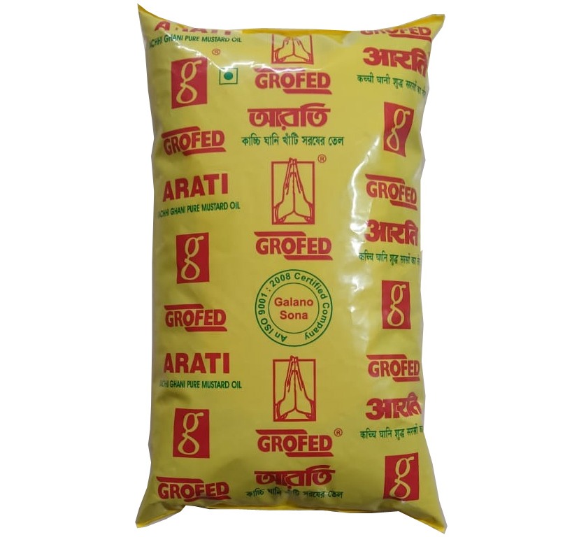 Arati Kachhi Ghani Pure Mustard Oil (Refill) B2C