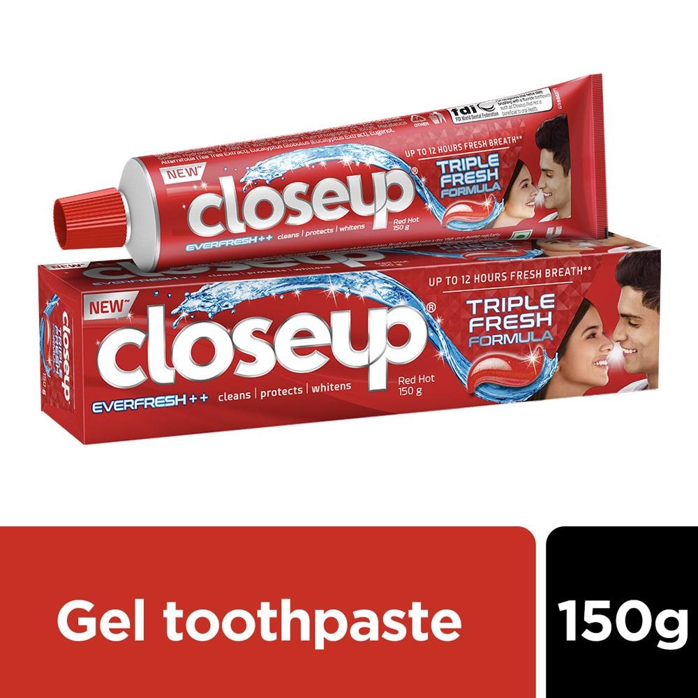 Closeup Everfresh+ Anti-Germ Red Hot Gel Toothpaste B2C